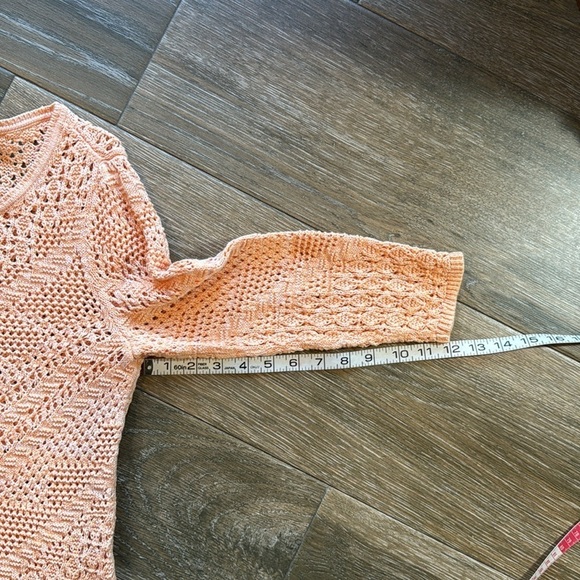 Chico’s open weave 100% cotton sweater size small - Picture 5 of 9